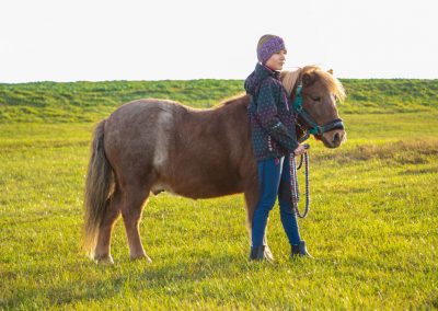 Mädchen mit Pony Oberlausitz